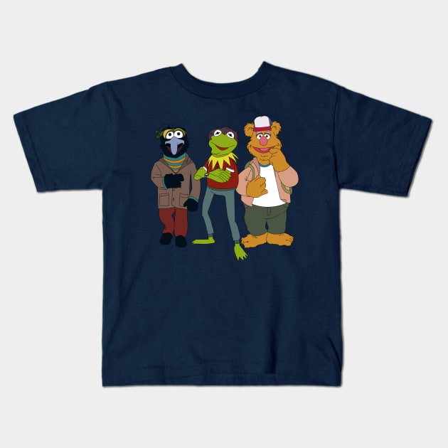 Stranger Muppets Kids T-Shirt by jkwatson5